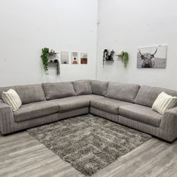 Gray Sectional Couch - Free Delivery