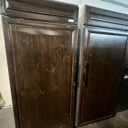 Ge Monogram 72” Refrigerator And Freezer 