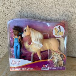 DREAMWORKS SPIRIT UNTAMED PRU & CHICA LINDA ,MINI LUCKY, BOOMERANG, GREAT FOR BIRTHDAY OR TO GIVE AWAY 