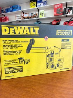 DeWalt new  dust extractor for 1 1/8" rotary hammer