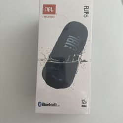 JBL Flip 6 Waterproof Bluetooth Speaker (BLUE) brand new sealed in the box