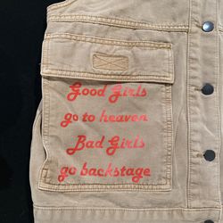 Stagecoach denim vest Custom