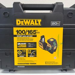 DEWALT 20V Max Cordless Green Cross-Line Laser Level (Tool Only)