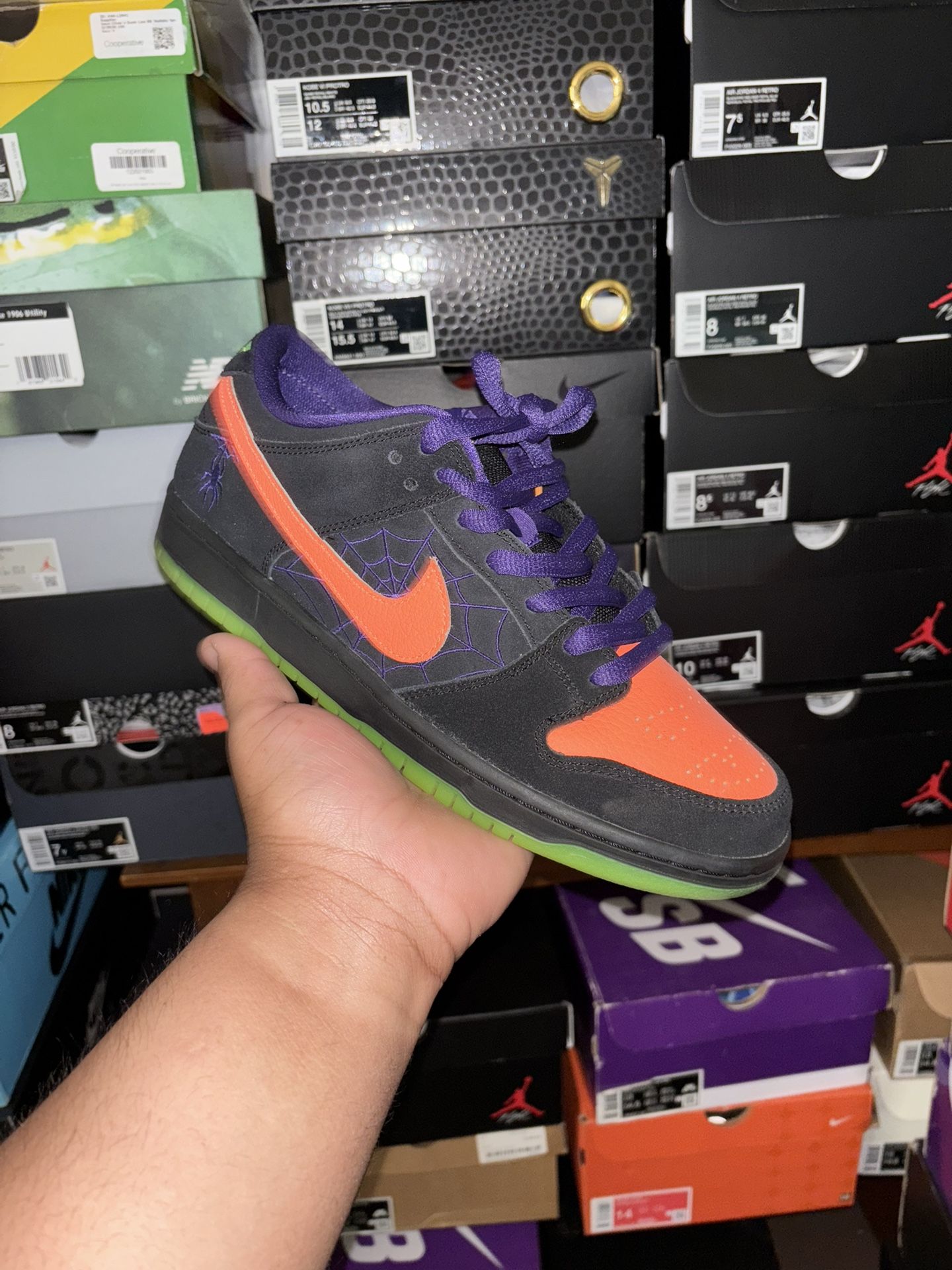Nike Sb Dunk Night Of Mischief Size 9.5M Worn Lightly