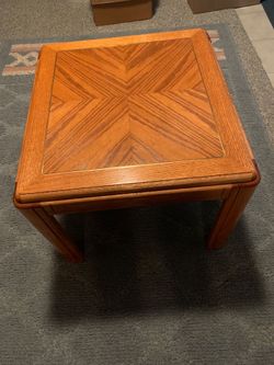 Oak End Table