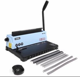 Wire Binding Machine 3:1 Pitch 32 Hole Spiral Coil Binder 120 Sheets