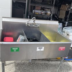 Sink Comercial  24x24x14