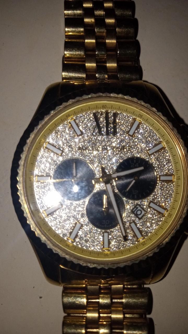 Diamond face Michael Kors watch 