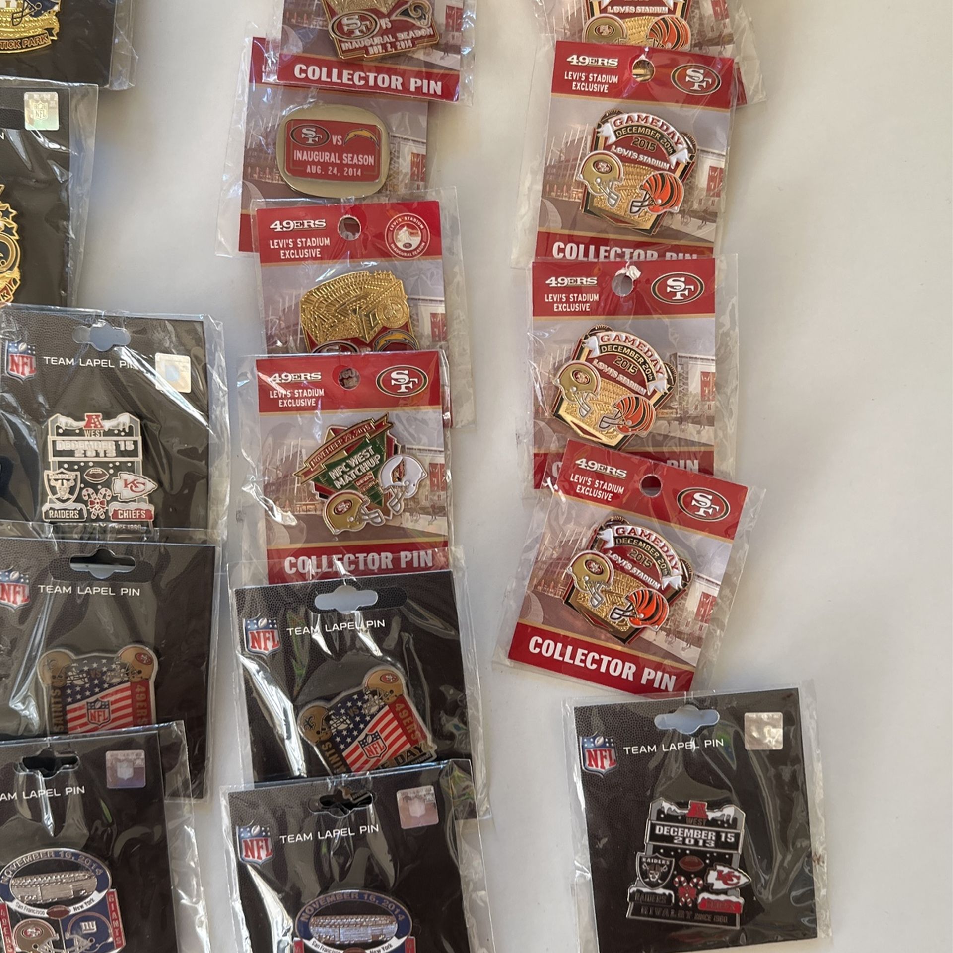 49ers Game Day Pins