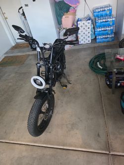 E-bike (URLIFE T2-28mph,1500W motor, 4X20inch wheels, 7 gear shifts, 100Mile range)