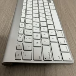 Apple Ergonomic Keyboard with Bluetooth MC184LL/A Silver/White 