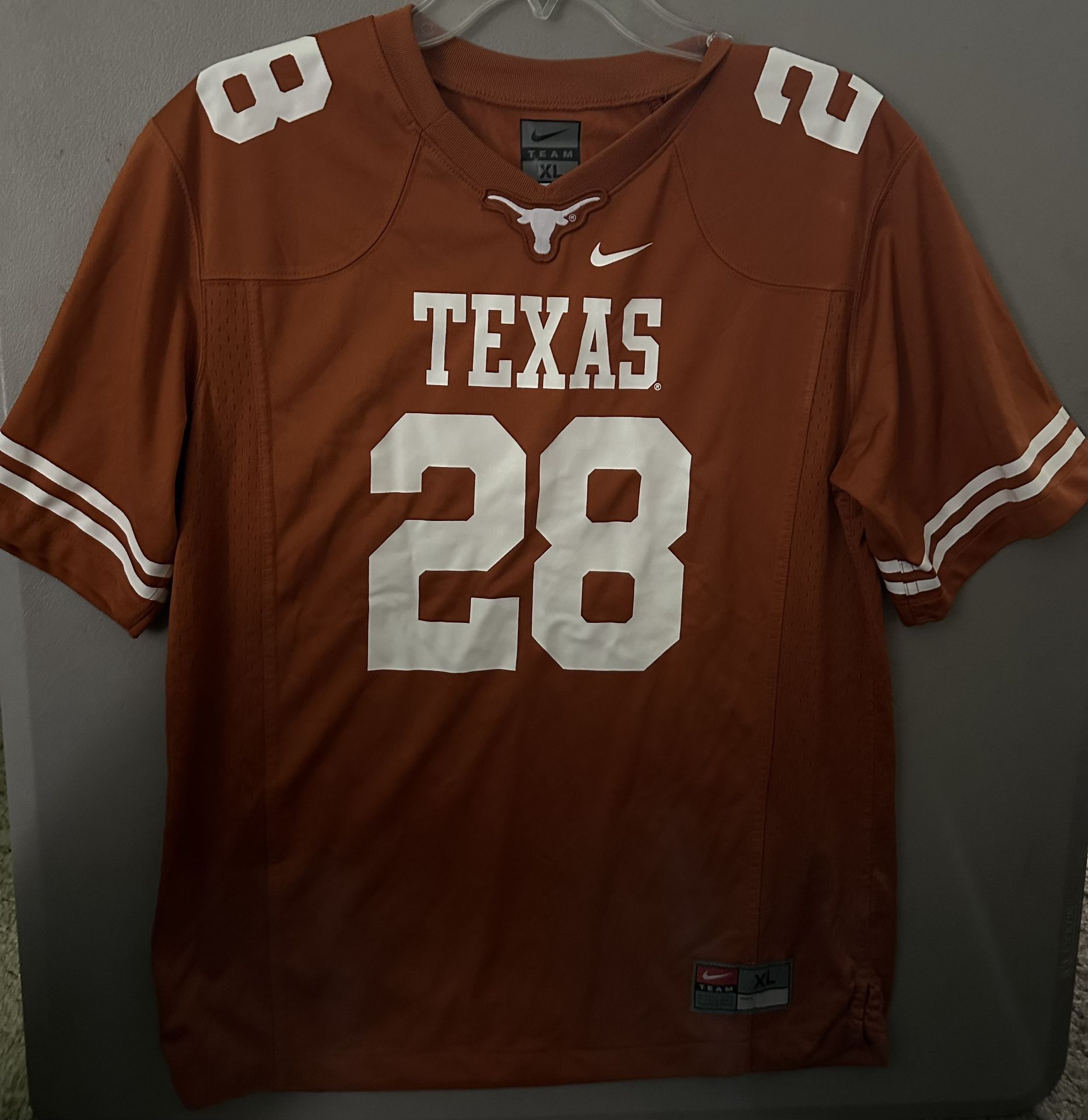 Texas Longhorns Jersey ( Size Youth XL)