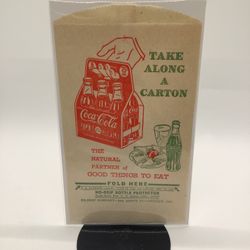Antique Coca-Cola No Drip bottle Protector