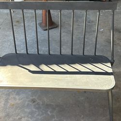 Metal bench