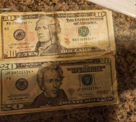 $10 Bill & $20 Bill Star Note 