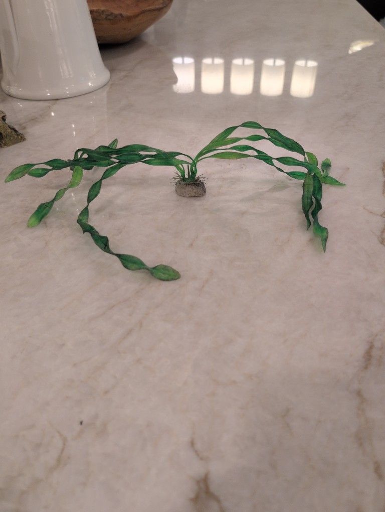 Small Plastic Plant For Fish Tank *Harmless*