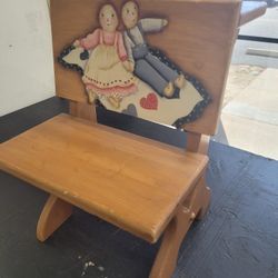 Desk Miniature Doll Solid Wood