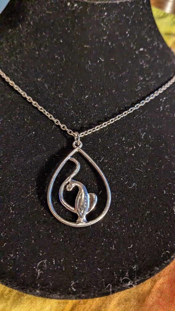 Stainless Silver Baby Phat 18" Necklace