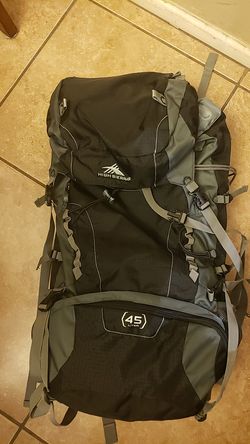 High Sierra Tangent 45 L Internal Frame Backpack.