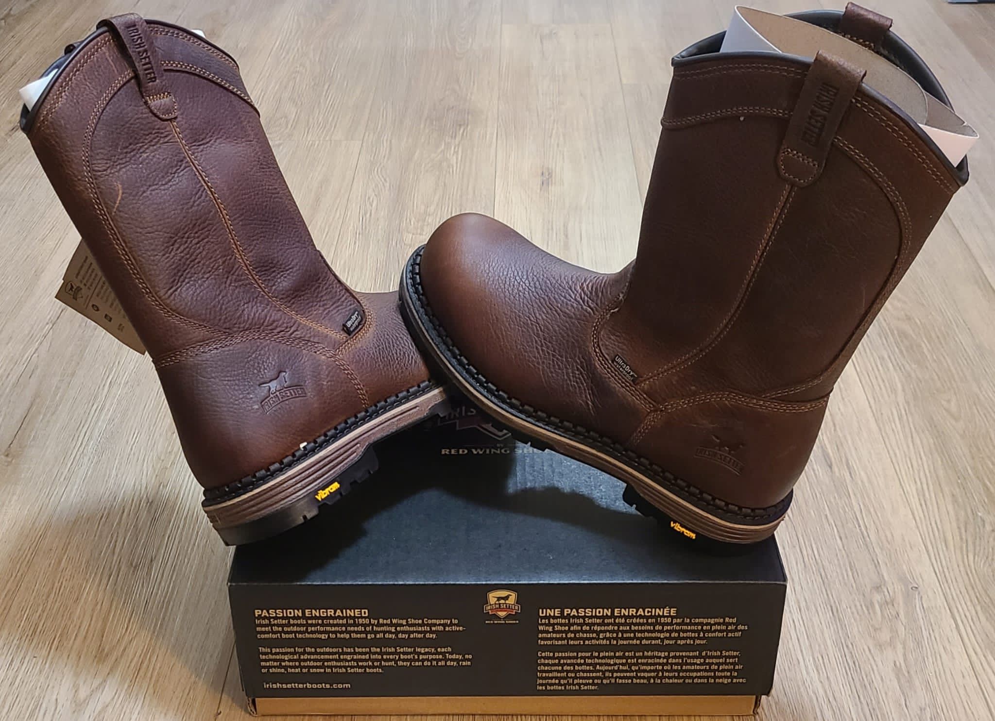 IRISH SETTER By RED WING Work Boots Size 9 For Men