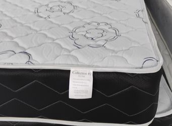 New twin mattress with warranty free delivery colchon twin nuevo con garantía entrega gratis