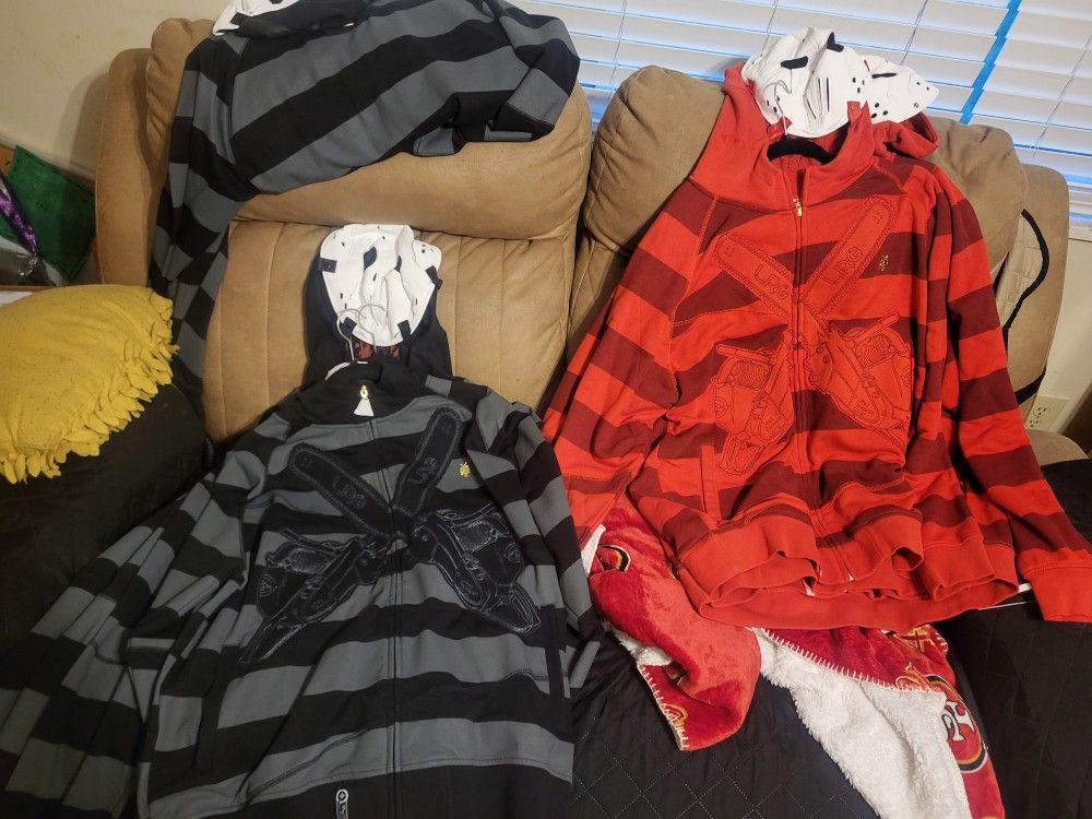 Jason Lrg Hoodie With Mask