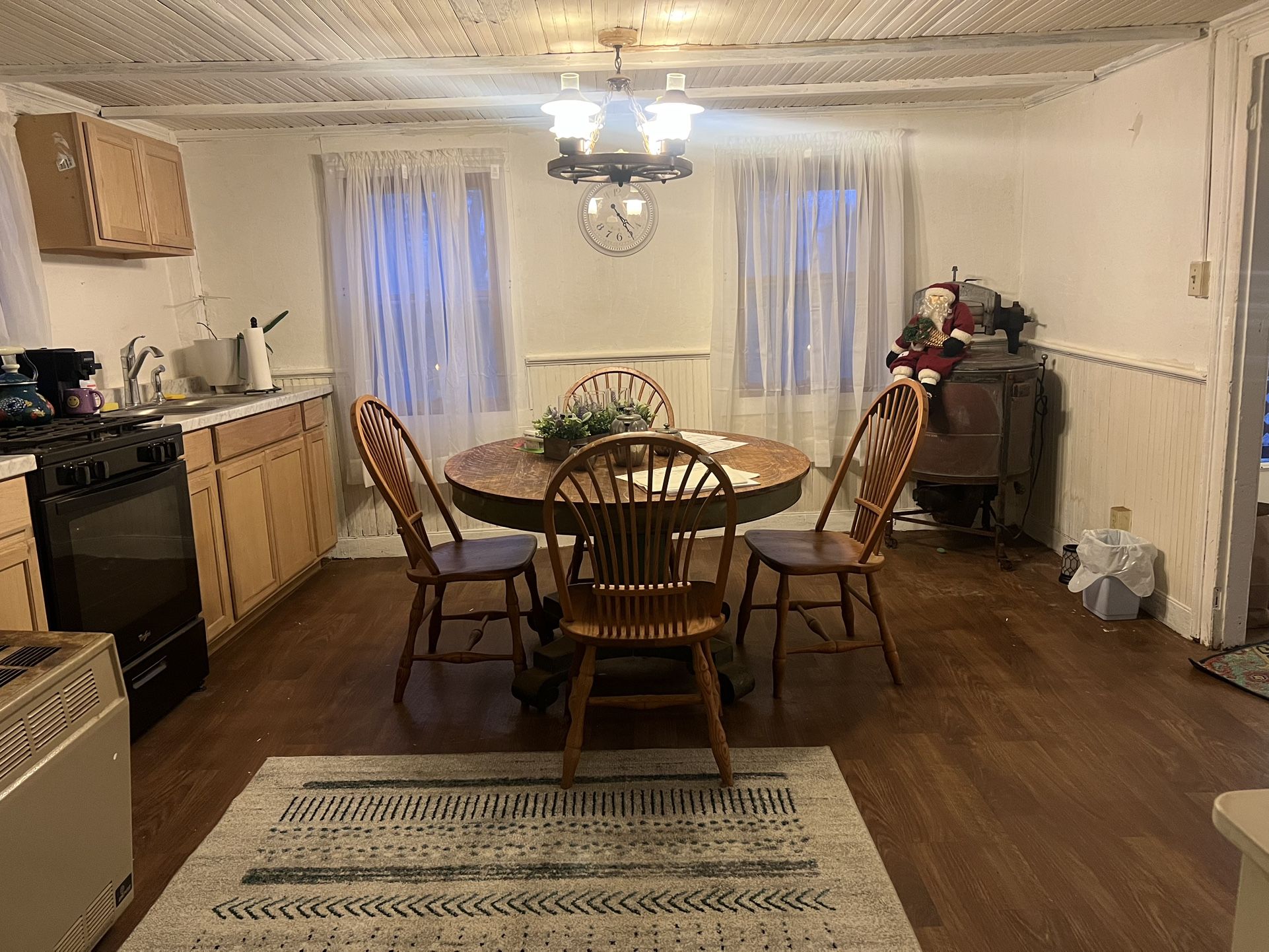 Old Claw Foot Kitchen Table