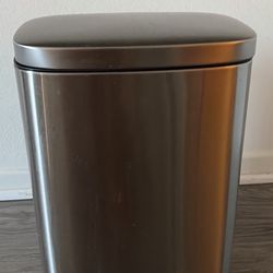 Small Trash Can, Stainless Steel