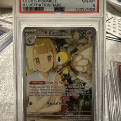Psa 8 Pokemon Slabs 