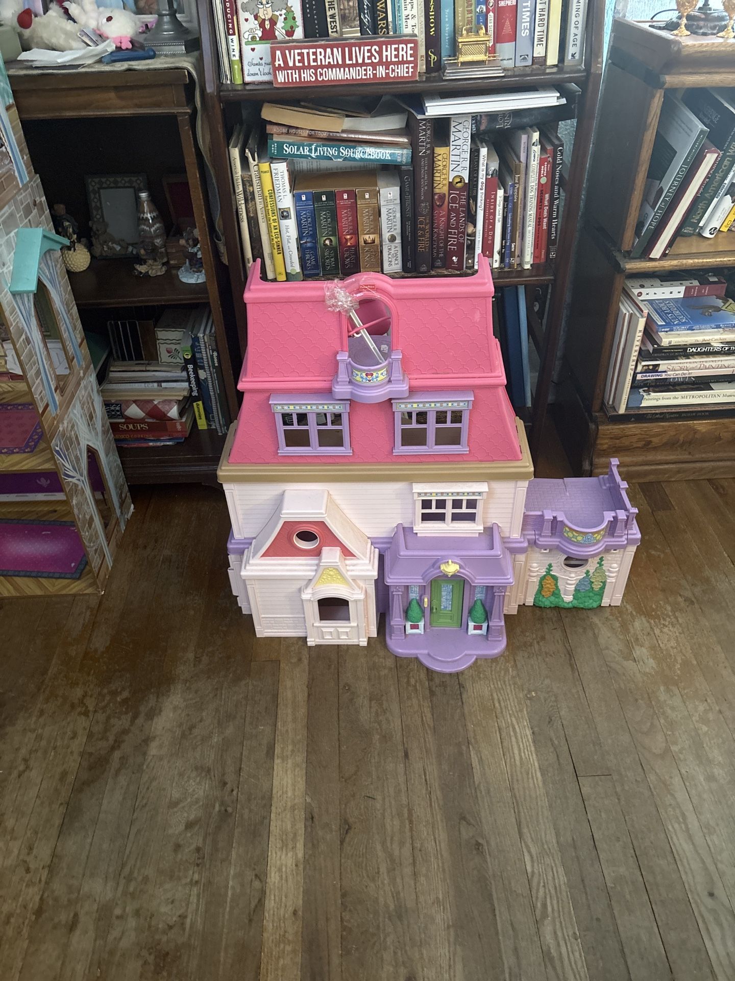 Pink And White Doll House