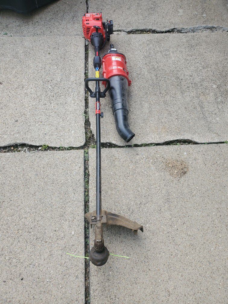 Craftsman 2 Cycle Weed Eater, With Leaf Blower Attachment