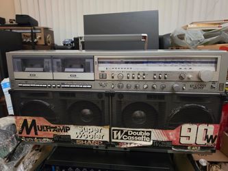 Old School 1981' Sharp 777 Ghettoblaster Works Perfect