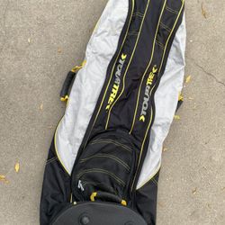 Tour Trek Rolling Travel Golf Club Bag Padded Airline Soft Case 
