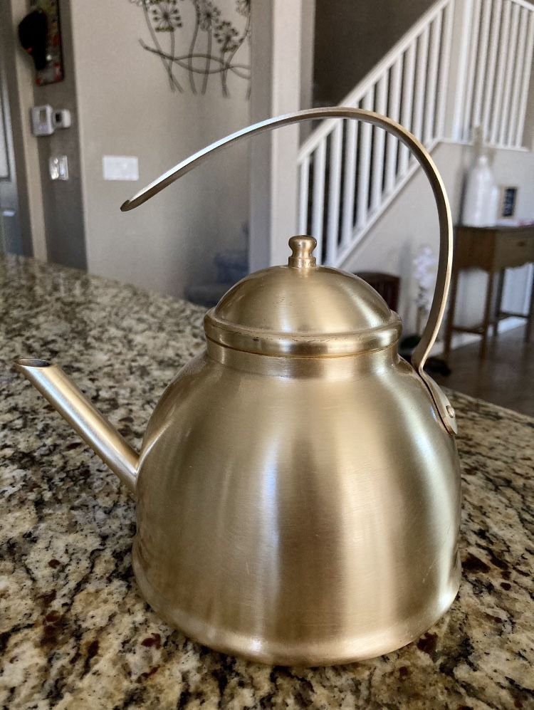 Rose & Fitzgerald Brushed Gold Kettle