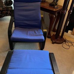 IKEA Poang Chair Armchair With Cushion Cover And Fram