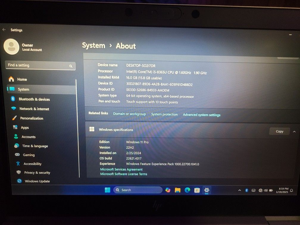 HP Elitebook 840-G6: Gen 8๐๐พ