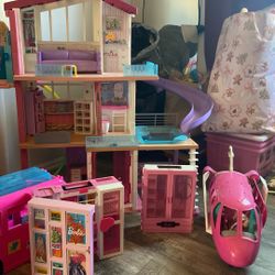 Barbie House & Misc Toys