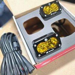 New Baja Designs S2 Sport Amber Yellow Light Pods 