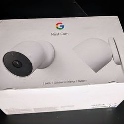 Google Nest Cam 2 Pack Indoor Outdoor 