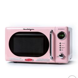 Pink Retro Microwave 