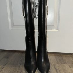 Black BCBGeneration Knee-high Stiletto Boots