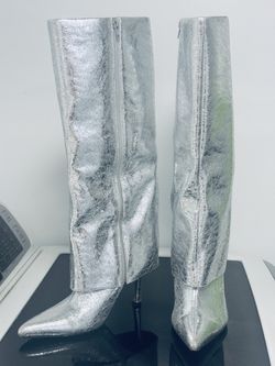 The Drop Silver Boots 