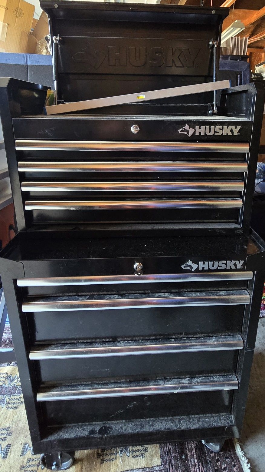 Husky Rolling Tool Box Chest ( 2 Piece )