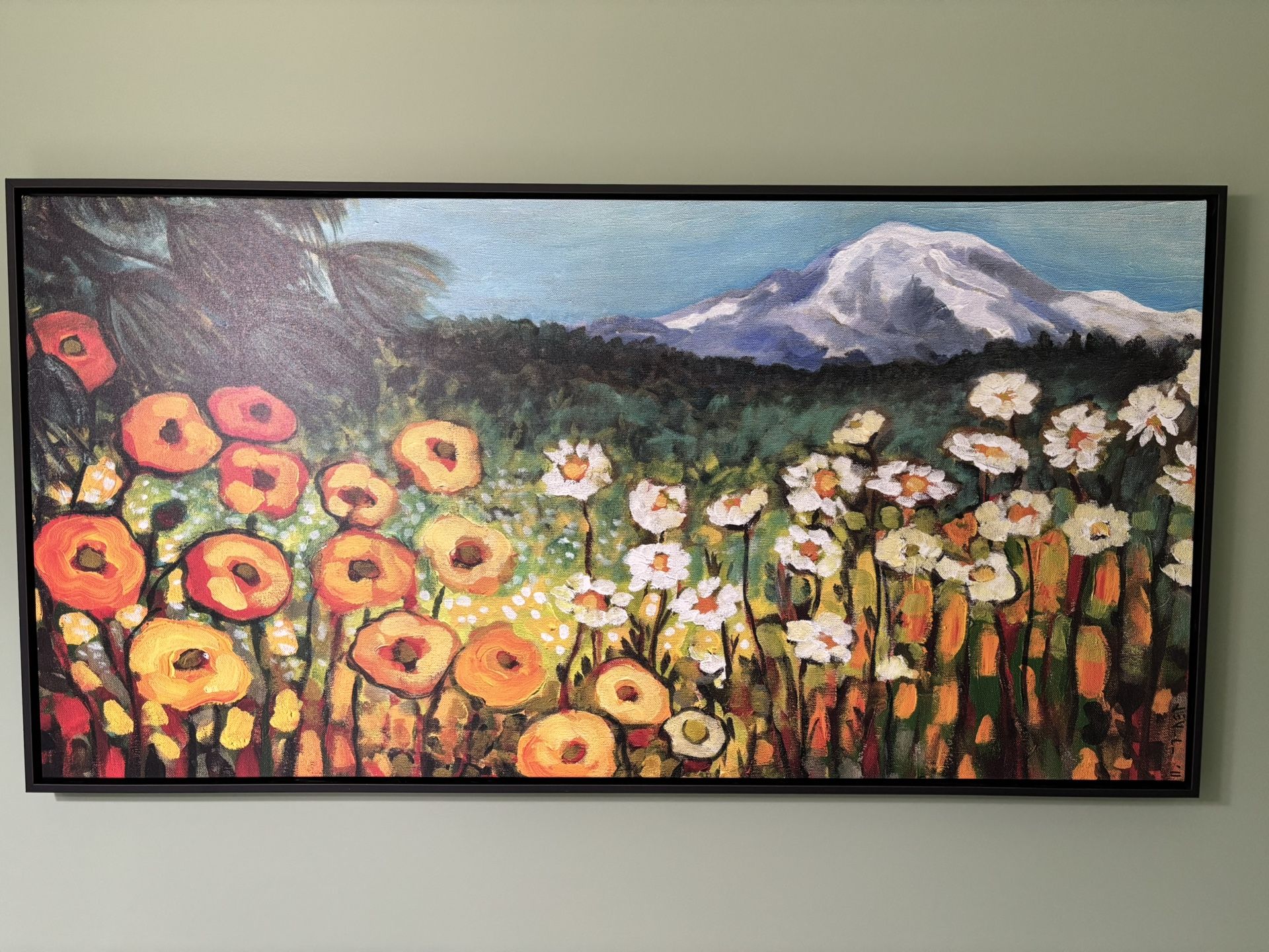 My. Rainier Landscape Canvas Print
