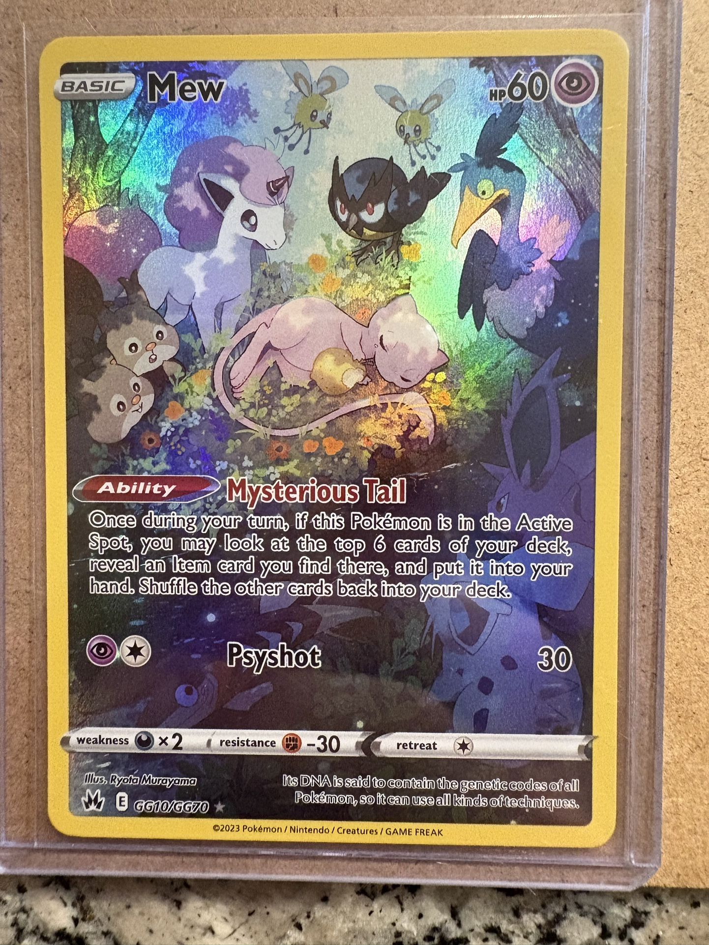 Mew GG10/GG70 Crown Zenith: Galarian Gallery Holo