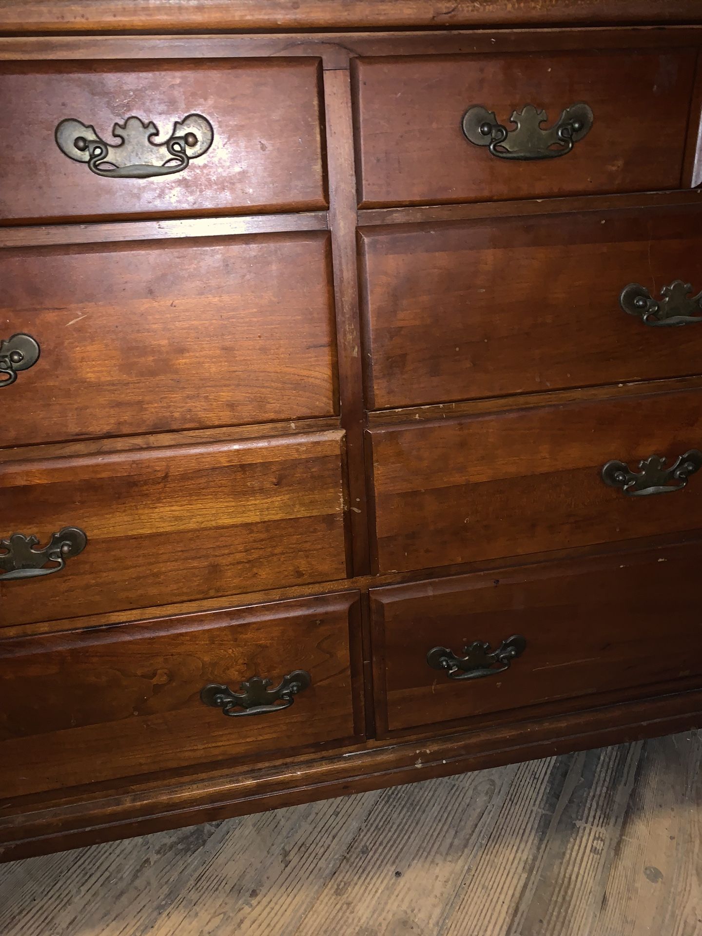 8 Drawer Wood Dresser