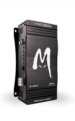 Menace Audio M1-3000fr 3000w Full Range Class D1 Ohm Stable Monoblock Amplifier Amp