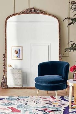 NEW IN BOX Anthropologie Gleaming Primrose Gold Mirror - 7ft