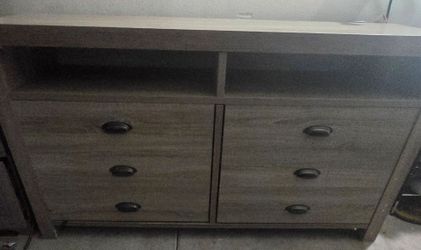 Driftwood TV stand drawer