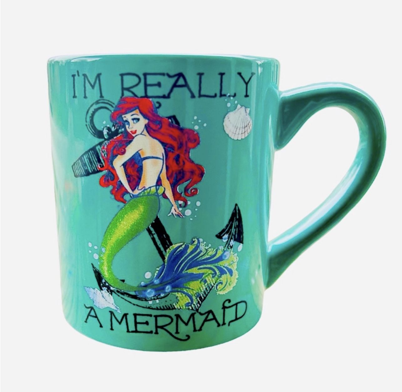 Disney’s “I’m Really A Mermaid” 14oz Ceramic Coffee Cup